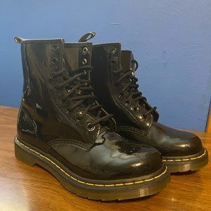 Dr. Martens 1460 Black Combat Boots Size 8